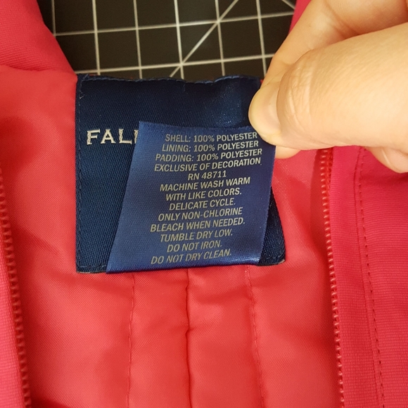 Falls Creek Kids Pink Snow Overalls - Picture 7 of 16